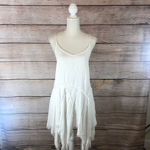 FREE PEOPLE white bohemian whimsical dress